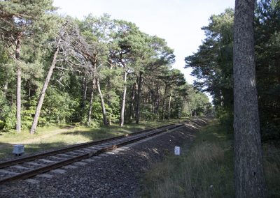 Trasa kolejowa na Hel